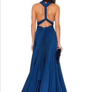 Navy bridesmaid dress